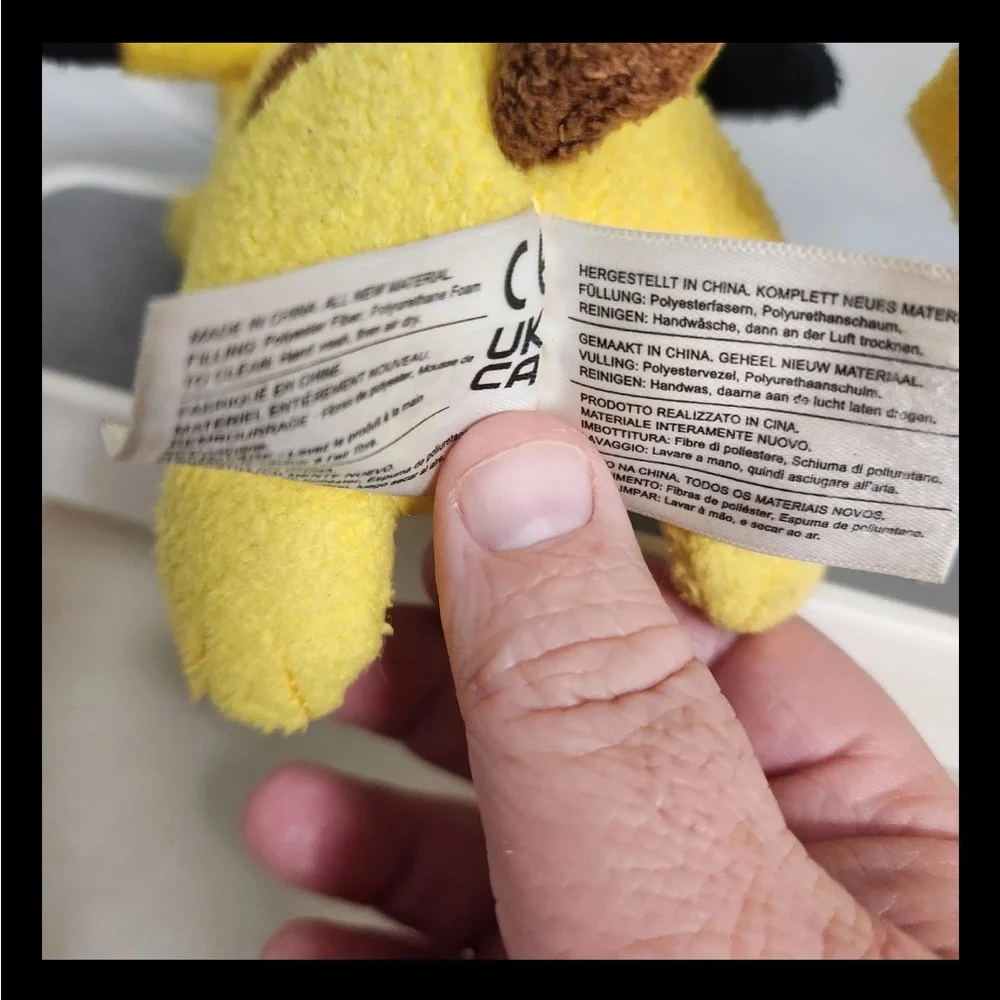 Nintendo Game Freak Sleeping Pikachu Stuffed Plush Toy 5” Mini Plush